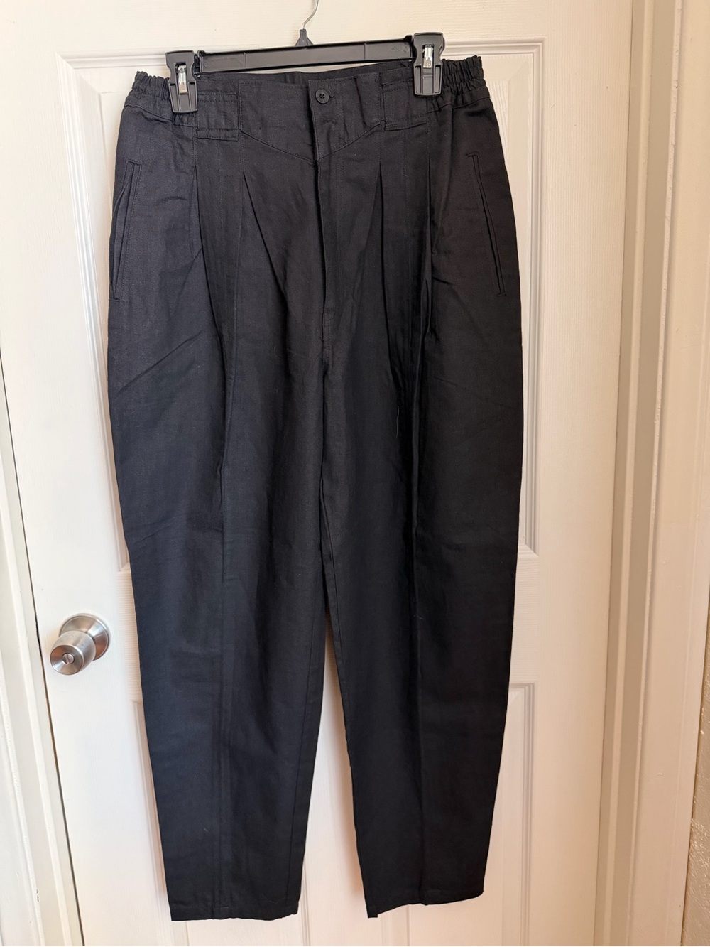 Vintage Gitano High Waist Tapered Ramie
Cotton Pants Black 16 EUC - Picture 2 of 12